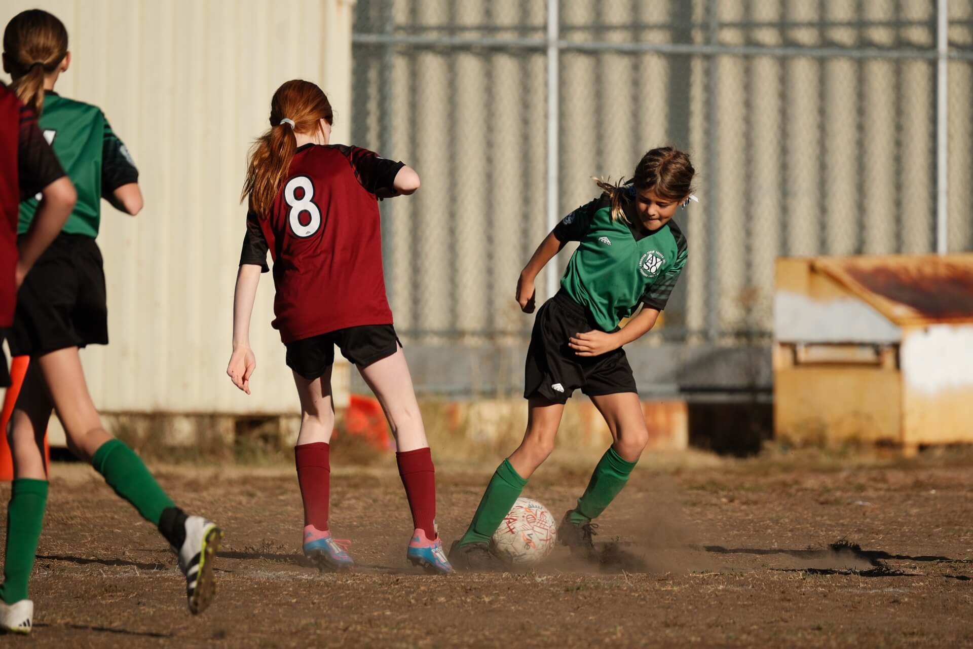 Coach working with players at Region 13