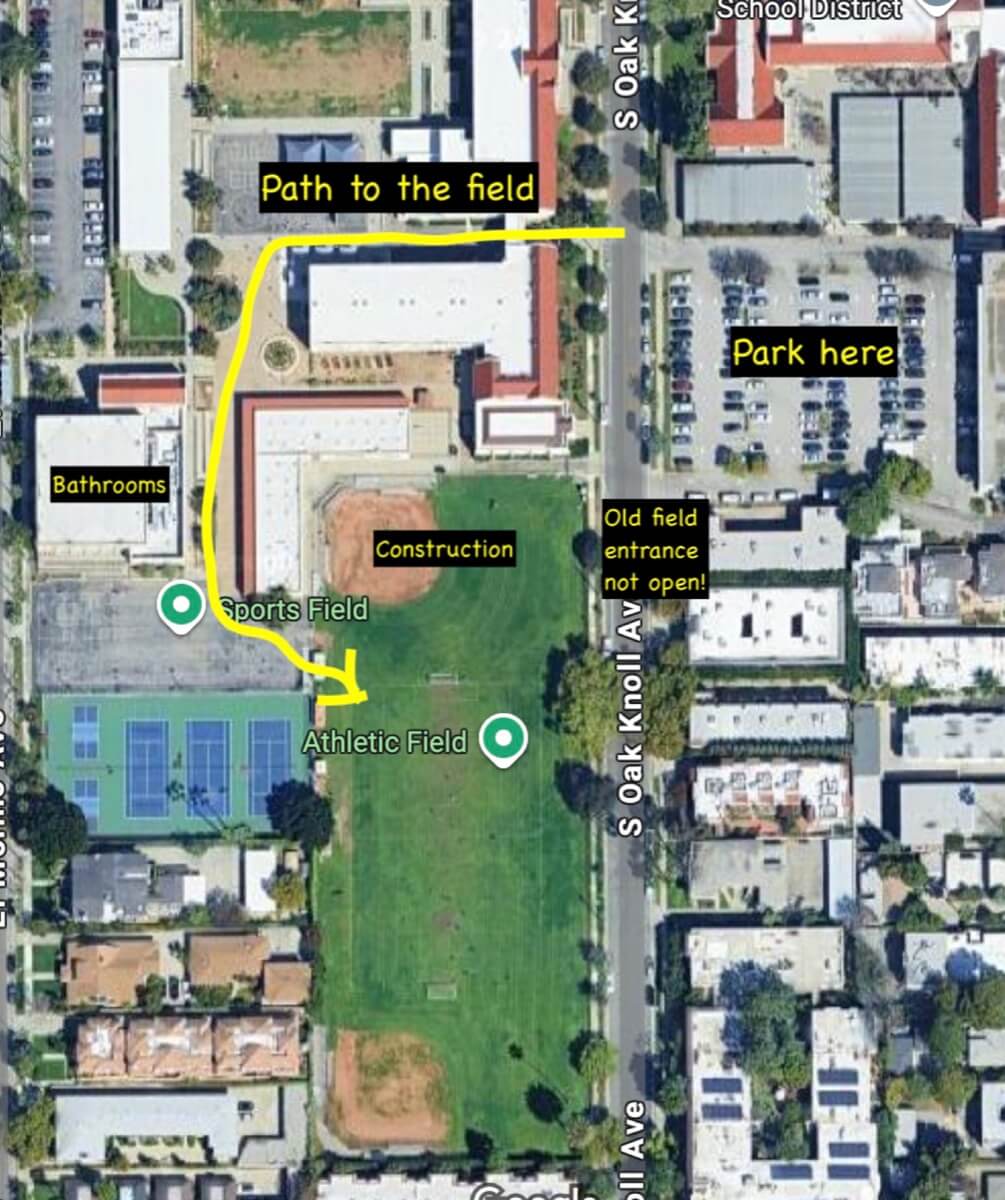 McKinley game field map